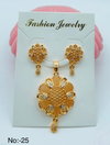 Designer Matte Gold Pandal Butti Set Catalog
